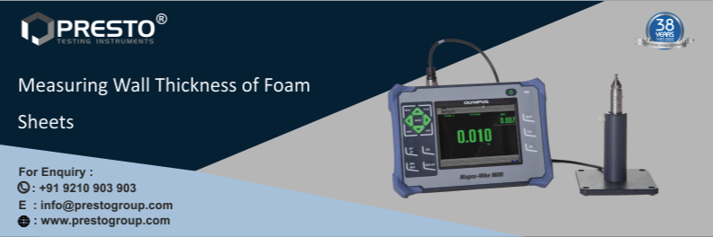 Measuring Wall Thickness of Foam Sheets